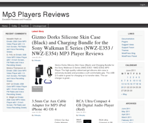 mp3playersreviews.com: Mp3 Players Reviews | Excellent Reviews and Products
Excellent Reviews and Products