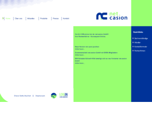 casion.de: net.casion
net.casion GmbH ist ein junges und dynamisches Unternehmen mit Sitz in Hamburg und einer Geschäftsstelle in Unterhaching bei München.

Unsere Kernkompetenzen liegen in der Restwertermittlung sowie der Vermarktung und Vermittlung von Unfallfahrzeugen. 