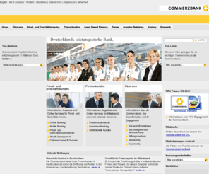 companydirekt.co.uk: Commerzbank-Homepage
Die Commerzbank-Website bietet Informationen und Services für Kunden, Presse, Anleger, Bewerber und weitere interessierte Nutzer. 