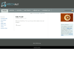 hitechact.org: HITECH Act — Just another WordPress weblog
Just another WordPress weblog