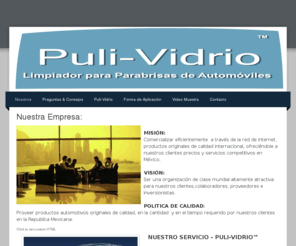 puli-vidrio.com: - Nosotros
Autopartes