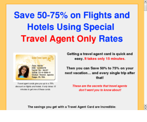 chicagohotelprices.com: Chicago Hotel Prices Slashed
Save and access unusual discounts by gaining access to a little-known secret that really works. Getting a travel agent card is easy when you know how.