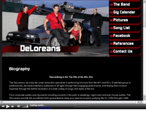 deloreansband.com: DeLoreans, The Band - Specializing in the 80s and 90s  - The Band
Live Music, Cover Band, The DeLoreans, Band, OC, Orange County, Long Beach, LA, California, Hollywood, night clubs, 80s, 90s, dance, hits, covers, private parties,Eddie Stephens, Marcos Gonzalez,Crystal Clulee, Gig Masters, 40th, Birthday, Wedding, Party, Concert, Event, Fun, Dance Cover Band, Dance Band, Deloreans, Delorean