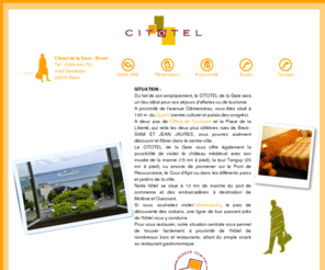 hotelgare.com: Bienvenue sur le site du Citotel de la Gare - Brest
Citotel de la Gare Brest, Hotel en Centre ville, Wifi gratuit