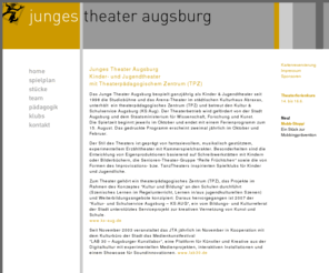 jt-augsburg.de: Junges Theater Augsburg
Theater für Kinder und Jugendliche in Augsburg.