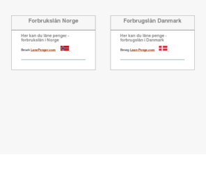 lanpenger.com: LanPenger.com - Sk ln. Forbruksln. Lne penger.
Forbruksln. Ln penger p internett. Lne penger online.