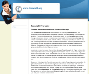 torselett.org: Torselett » Torsolet, Korsett, Korsage
Torselett / Torsolet - Torselett: Miederdessous zwischen Korsett und Korsage.