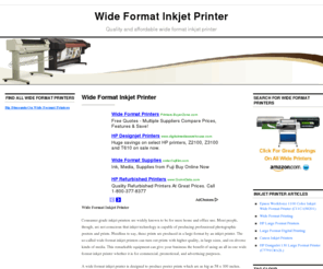 wideformatinkjetprinter.org: Wide Format Inkjet Printer
For large printing find the right wide format inkjet printer for your needs