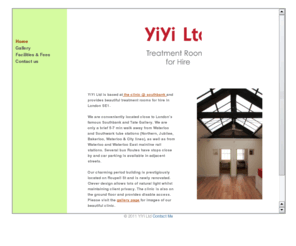 yiyi.co.uk: content
treatment rooms for rent London Waterloo