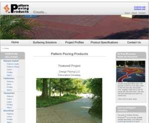 asphaltsuppliers.com: Pattern Paving Products
Makers of Decorative Coatings and Stencils for use in Stamped Asphalt and Imprinted Pavement