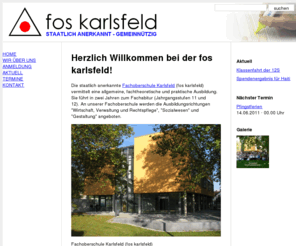 fos-wirtschaft.info: fos karlsfeld - Fachoberschule für Wirtschaft, Sozialwesen und Gestaltung
Die staatlich anerkannte Fachoberschule Dachau vermittelt eine allgemeine, fachtheoretische und praktische Ausbildung. Sie führt in 2 Jahren zur Fachhochschulreife.