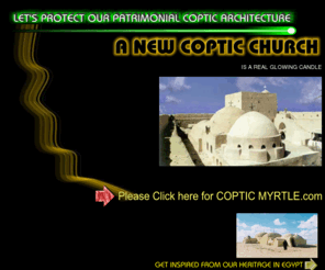 copticarchitecture.com: Coptic Architecture
The largest source of inspiration for designing a new coptic orthodox church. Protecting the patrimonial coptic architecture by presenting references, pictures and computer renderings for old and new coptic churches in the Diaspora.