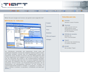 isdn-monitor.com: tiart Software- und Anwendungsentwicklung - HOME
tiart Software- und Anwendungsentwicklung - Ihr Partner für Standard- oder Individualsoftware.