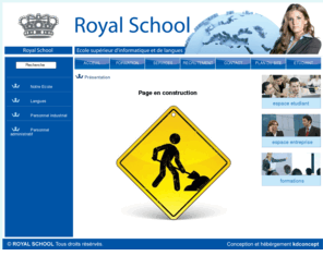 royalschool-dz.com: Présentation
Joomla! - le portail dynamique et système de gestion de contenu