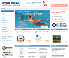 sportime.info: Schulsport, Vereinssport, Fitness, Therapie: Wir sind Ihr Team! Sport-Thieme
Über 15.000 Sportartikel und Sportzubehör für mehr als 45 Sportarten. Sport-Thieme steht seit 60 Jahren für ein besonders umfangreiches Sortiment qualitativ hochwertiger Sportartikel zu fairen Preisen!