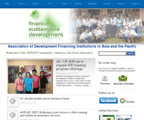 adfiap.org: ADFIAP - Association of Development Financing Institutions in Asia and the Pacific
ADFIAP - Association of Development Financing Institutions in Asia and the Pacific
