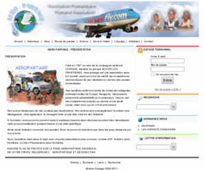 aero-partage.org: Association humanitaire, Bénévolat humanitaire AEROPARTAGE - Accueil
association humanitaire Aeropartage ....... 