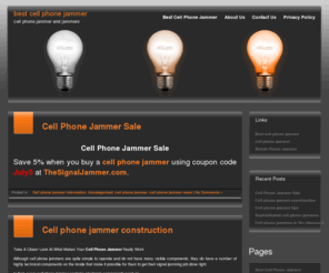 bestcellphonejammer.com: Best Cell Phone Jammer : Cell Phone Jammers For Sale
Cell Phone Jammer Information - everything you want to know about the best cell phone jammers, where to find them for sale, and ...