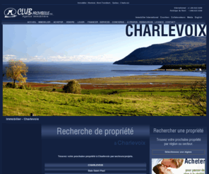 immobiliercharlevoix.com: Immobilier Charlevoix: Maisons à vendre, terrains à vendre, villas à louer
