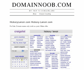 hickorylenoir.com: HickoryLenoir.com Hickory-Lenoir.com  | DomainNoob.com
Domain names HickoryLenoir.com Hickory-Lenoir.com are for sale.