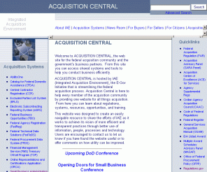 acquisition.gov: Acquisition Central
