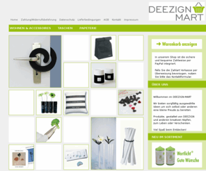 deezign-mart.com: Deezign Mart - Schöne Dinge zum Leben oder Verschenken
Deezign-Mart, schöne Dinge zum Leben oder Verschenken.