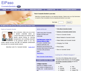 elpasocosmeticdentists.com: El Paso  Cosmetic Dentists.com: Locate Cosmetic Dentists In Texas
Cosmetic dentists in El Paso area