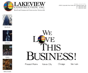 lvconstruction.com: Lakeview Construction, Inc. >  Home

