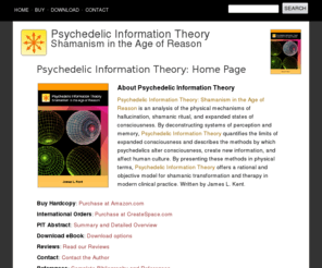 psychedelic-information-theory.com: Psychedelic Information Theory: Home Page
Psychedelic Information Theory: Shamanism in the Age of Reason, by James Kent. Official Web Home Page