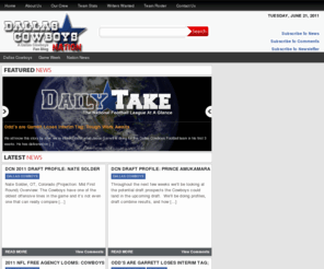 dallascowboysnation.com: Dallas Cowboys Nation
A sports blog written by Dallas Cowboys fans featuring team news, rumors, and other interactive content focused on the Dallas Cowboys.