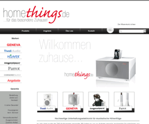 homethings.de: Geneva Audio | Tivoli Audio Model | Zikmu Parrot - Homethings
homethings.de home of iRobot, Tivoli Audio, Geneva & ingenious