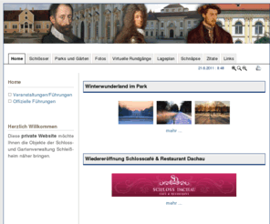 schloesser-schleissheim.com: Schlösser Schleißheim & Dachau - Home
Homepage von Josef Spitzlberger über die Objekte der Schloss- und Gartenverwaltung Schleißheim