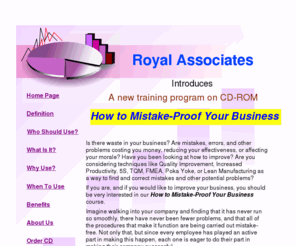 steve-royal.com: Mistake-Proof Your Business
Mistake Proof