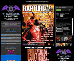 stlouisgothic.com: St. Louis Gothic
Events and information site for the St. Louis (and surrounding regions) darkwave community.