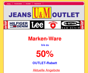 um-textil.com: Home - U&M JEANSOUTLET
Markenware günstig