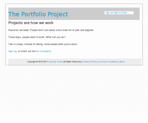 portfolio-project.com: Portfolio Project | what got done
