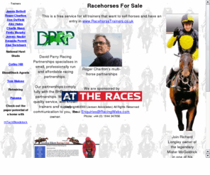 sellyourhorse.co.uk: Race Horses for Sale where you will find Racehorses for sale in the UK, Ireland and France
Racehorses for Sale 
where you will find information about horses for sale,