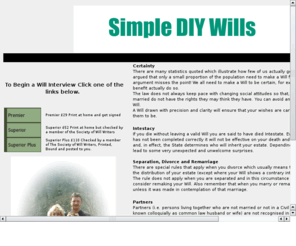 simplediywills.com: Simple DIY Wills
Simple Legal full online wills with support if needed