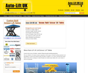 autoliftuk.com: Scissor Lift Tables, Material Handling, Hydraulic Scissor Lift Table, Disable Access Lifts
Default Description