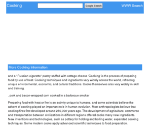 cookit.co.uk: Cooking
US Cooking Web resources. Find all your Cooking information on the Web.