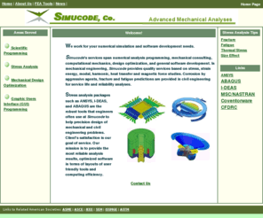 simucode.com: Simucode Co. - Provides Service in Finite Element Analysis, Scientific Programming
Advanced Stress analysis and software development