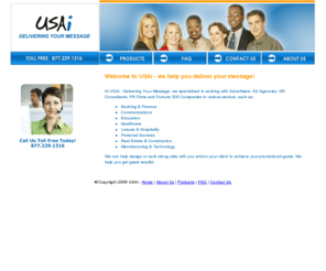 deliveringyourmessage.com: Welcome to USAi - Delivering Your Message
