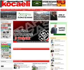 demokratkocaeli.org: Demokrat Kocaeli Gazetesi
Kocaeli Demokrat Gazetesi, Biz Kocaeliyiz. Haberler, arÅiv