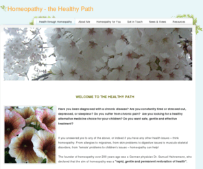 thehealthypath.net: Homeopathy - the Healthy Path - Health through Homeopathy
Homeopathy - the Healthy Path