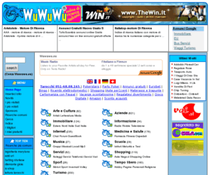 wuwuwu.eu: Wuwuwu.eu - Segnalazione siti e directory
Segnalazione siti: tutti i siti sono segnalati gratis e indicizzati in directory. Indice di ricerca italiano. Raccolta dei migliori siti per categoria. Puoi avere il tuo spazio gratuito per posizionarti tra i primi scegliendo la opzione sponsor