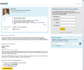 alexdeve.com: Alex Deve  | LinkedIn
View Alex Deve's professional profile on LinkedIn.  LinkedIn is the world's largest business network, helping professionals like Alex Deve discover inside connections to recommended job candidates, industry experts, and business partners.