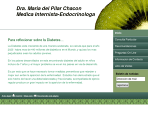 mariadelpilarchacon.com: Endocrinologa Universidad Javeriana - Dra. Pilar Chacon
Medica Endocrinologa Pontificia Universidad Javeriana