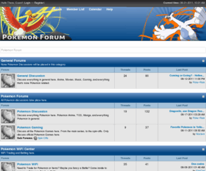 pokemon-forum.com: Pokemon Forum
Pokemon-Forum.com is a fresh and resource packed Pokemon Forum.