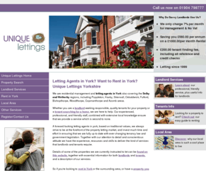 uniquelettings.net: Letting Agents York | Letting Agent Yorkshire | Rent in York UK
Looking to rent in York or the surrounding area? Our York Letting Agents help you find the right home. We are a hands-on letting agency in Yorkshire with low prices for landlords & tenants.