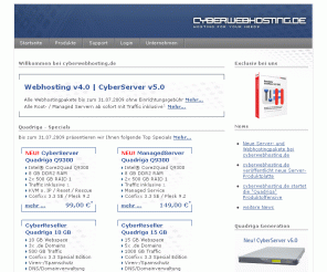 cyberwebhosting.de: cyberwebhosting.de – Hosting for your needs
Der Hamburger Webhoster cyberwebhosting.de bietet Webhosting, Serverhosting, SSL-Zertifikate und das Housing von Servern an. Zudem vertreibt cyberwebhosting.de die Confixx Special Edition.